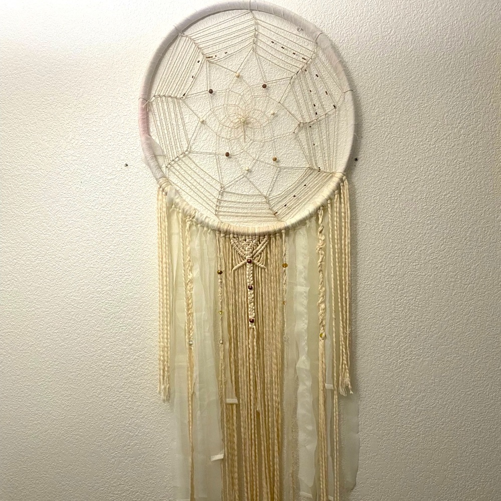 Large macrame dream catcher